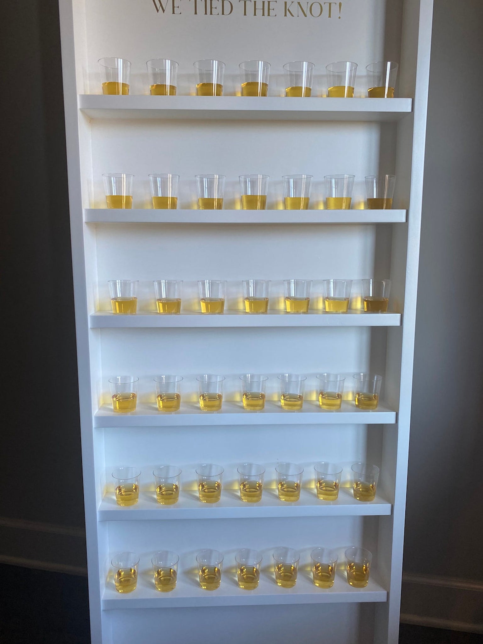 Shot Wall With Stand (Wood)